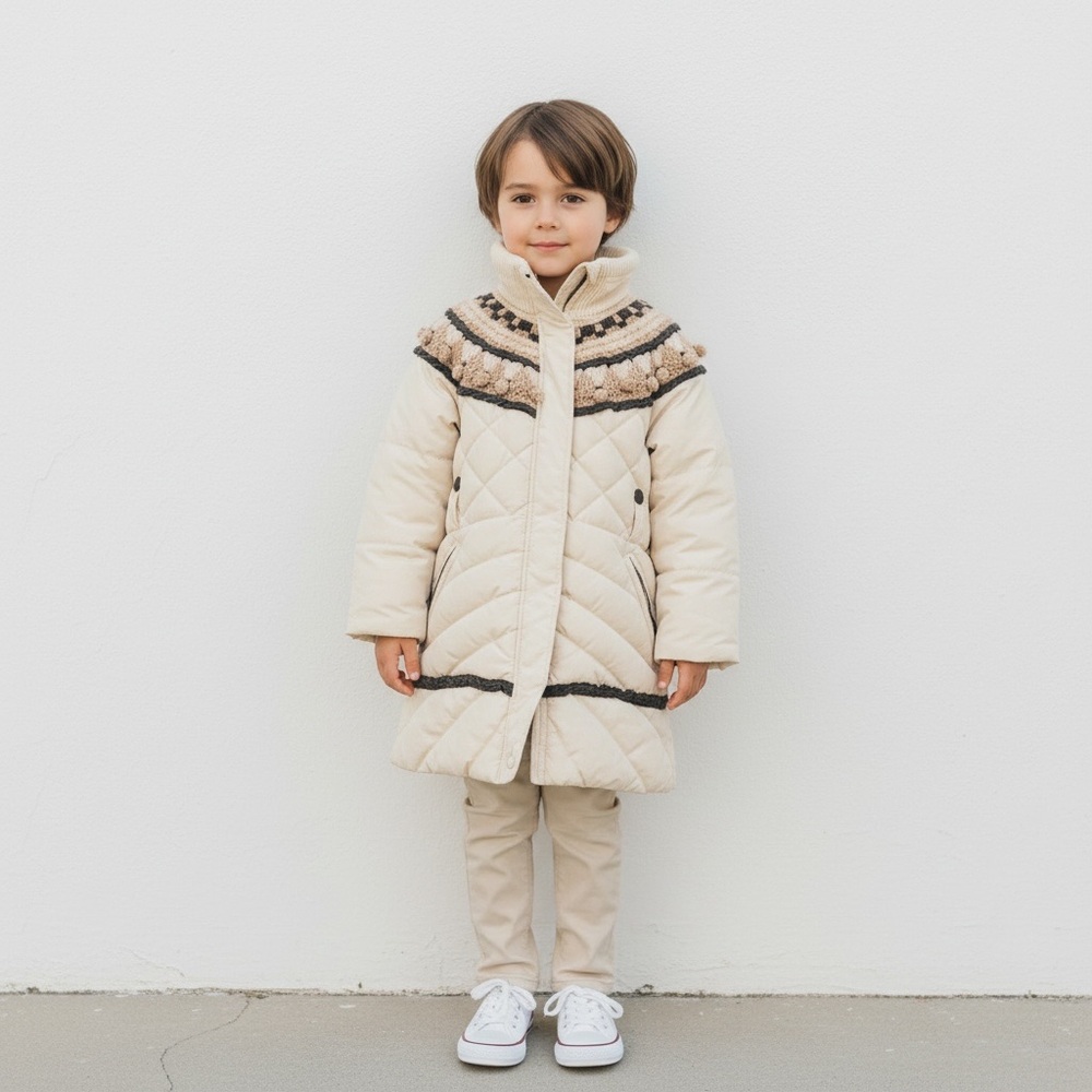 Ugg kids vintage wool puff jacket size 3